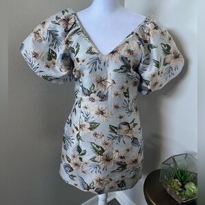 Avantlook Balloon sleeve mini dress